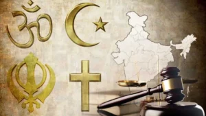 An image representing images of all faiths depicting unity in diversity